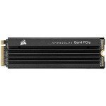 Corsair MP600 PRO LPX 1TB M.2 NVMe PCIe x4 Gen4 SSD - Optimised for PS5 (Up to 7,100MB/sec Sequential Read & 5,800MB/sec Sequential Write Speeds, High-Speed Interface, Compact Form Factor) Black