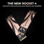 SABRENT Rocket 4, 4TB PCIe 4.0 NVMe SSD – 7400MB/s Read, 6400MB/s Write, Gen4 SSD for Desktops, Laptops, and PS5, High-Speed Performance with Low Heat, for Gaming and System Builders (SB-RKT4L-4TB)