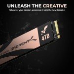 SABRENT Rocket 4, 4TB PCIe 4.0 NVMe SSD – 7400MB/s Read, 6400MB/s Write, Gen4 SSD for Desktops, Laptops, and PS5, High-Speed Performance with Low Heat, for Gaming and System Builders (SB-RKT4L-4TB)