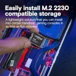 Crucial P310 1TB PCIe Gen4 2230 NVMe M.2 SSD - Up to 7,100 MB/s - Uplevel Your Console - Internal Solid State Drive (PC) - CT1000P310SSD2​