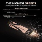 SABRENT Rocket 4, 4TB PCIe 4.0 NVMe SSD – 7400MB/s Read, 6400MB/s Write, Gen4 SSD for Desktops, Laptops, and PS5, High-Speed Performance with Low Heat, for Gaming and System Builders (SB-RKT4L-4TB)