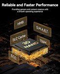 ORICO 2TB NVMe SSD PCIe 4.0- Up to 7400MB/s, M.2 SSD 2280 PCIe 4.0X4 Internal Solid State Drive SSD, Fast Heat Dissipation, Compatible with macOS Windows for Gamers and Creators-e7400