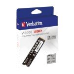 Verbatim 2TB SSD Vi5000 Internal Solid State Hard Drive PCIe NVMe M.2 2282