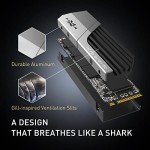 Silicon Power 2TB XS70 Nvme PCIe Gen4 M.2 2280 SSD R/W Up to 7,300/6,800 MB/s, DRAM Cache, with Built-in PS5 Heatsink, Compatible with PlayStation 5 (SP02KGBP44XS7005)