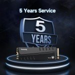 fanxiang S770 1TB NVMe M.2 SSD for PS5 - with Heatsink and DRAM, Up to 7300MB/s, PCIe 4.0, Suitable for Playstation 5 Memory Expansion, Game Enthusiasts, IT Professionals