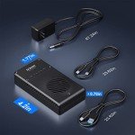 NVMe M.2 Duplicator Dual-Bay Offline Clone Tool-Free, 10Gbps NVMe Docking Station with Cooling Fan,NVMe M.2 SSD Enclosure for NVMe PCIe Size 2230/2242/2260/2280(up to 8TB)