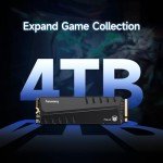fanxiang S770 1TB NVMe M.2 SSD for PS5 - with Heatsink and DRAM, Up to 7300MB/s, PCIe 4.0, Suitable for Playstation 5 Memory Expansion, Game Enthusiasts, IT Professionals