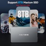 ACASIS 40Gbps M.2 NVMe SSD Enclosure, Tool Free Installation, TBU 401 for M1 M2 Pro/Max,Compatible with thunderbolt3/4,USB4/3.2/3.1/3.0/2.0, Support SSD Size 2280 B+M M-Key (TBU401)