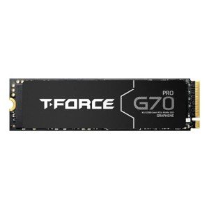 TEAMGROUP T-Force G70 PRO Graphene Heatsink 1TB DRAM SLC Cache 3D TLC NAND NVMe InnoGrit PCIe Gen4x4 M.2 2280 Gaming Internal SSD Works with PS5 Read/Write 7400/5500 MB/s TM8FFH001T0C129