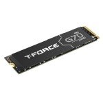 TEAMGROUP T-Force G70 PRO Graphene Heatsink 1TB DRAM SLC Cache 3D TLC NAND NVMe InnoGrit PCIe Gen4x4 M.2 2280 Gaming Internal SSD Works with PS5 Read/Write 7400/5500 MB/s TM8FFH001T0C129