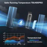 ACASIS 40Gbps M.2 NVMe SSD Enclosure, with Cooling Fan, TBU 405 Pro for M1 M2 Pro/Max, Compatible with USB4/3.2/3.1/3.0/2.0, Support SSD Size 2280 B+M M-Key (TBU405 PRO)