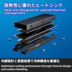 Nextorage Japan NEM-PAB 1TB Internal Solid State Drive, M.2 2280 PCIe Gen4 NVMe with Heatsink, Maximum Transfer Rate Read 7400MB/s Write6100MB/s, comaptible with PS5/PS5 Slim/PS5 Pro, NEM-PAB1TB