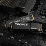 TEAMGROUP T-Force G70 PRO Graphene Heatsink 1TB DRAM SLC Cache 3D TLC NAND NVMe InnoGrit PCIe Gen4x4 M.2 2280 Gaming Internal SSD Works with PS5 Read/Write 7400/5500 MB/s TM8FFH001T0C129