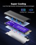 PHIXERO P5000 NVMe SSD 2Tb PCIe Gen 4.0x4 M.2 SSD 2280 Speeds Up to 5,200MB/s Internal Solid State Drive for Laptop All in One PC Desktop Games/Design/Rendering