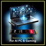 Addlink G55 1TB PCIe Gen5 NVMe M.2 SSD- Up to 10,200 MB/s - Gaming, Photography, Video Editing & Design - Internal Solid State Drive (ad1TBG55M2P)