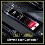 Addlink G55 1TB PCIe Gen5 NVMe M.2 SSD- Up to 10,200 MB/s - Gaming, Photography, Video Editing & Design - Internal Solid State Drive (ad1TBG55M2P)