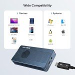 ACASIS 40Gbps M.2 NVMe SSD Enclosure, with Cooling Fan, TBU 405 Pro for M1 M2 Pro/Max, Compatible with USB4/3.2/3.1/3.0/2.0, Support SSD Size 2280 B+M M-Key (TBU405 PRO)