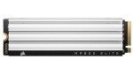 Corsair MP600 Elite 1TB M.2 PCIe Gen4 x4 NVMe SSD – Optimized for PS5 – Included Heatsink – M.2 2280 – Up to 7,000MB/sec Sequential Read – High-Density 3D TLC NAND – White