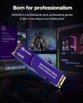 PHIXERO P5000 NVMe SSD 2Tb PCIe Gen 4.0x4 M.2 SSD 2280 Speeds Up to 5,200MB/s Internal Solid State Drive for Laptop All in One PC Desktop Games/Design/Rendering