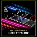 Addlink G55 1TB PCIe Gen5 NVMe M.2 SSD- Up to 10,200 MB/s - Gaming, Photography, Video Editing & Design - Internal Solid State Drive (ad1TBG55M2P)