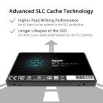 SP Silicon Power 4TB SSD 3D NAND A55 SLC Cache Performance Boost SATA III 2.5'' 7mm (0.28'') Internal Solid State Drive (SP004TBSS3A55S25)