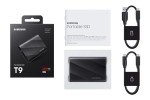 SAMSUNG T9 Portable SSD 4TB, USB 3.2 Gen 2x2 External Solid State Drive, Seq. Read Speeds Up to 2,000MB/s for Gaming, Students and Professionals,MU-PG4T0B/AM, Black (pack of 1)