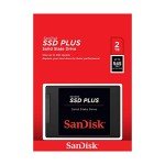 SanDisk SSD PLUS 2TB Internal SSD - SATA III 6 Gb/s, 2.5"/7mm, Up to 545 MB/s - SDSSDA-2T00-G26