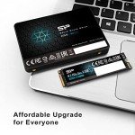 Silicon Power 2TB SSD 3D NAND A55 SLC Cache Performance Boost SATA III 2.5" 7mm (0.28") SSD Internal Solid State Drive (SP002TBSS3A55S25)