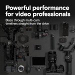 Crucial X10 Pro 4TB Portable SSD – Up to 2100MB/s Read, 2000MB/s Write, Water and Dust Resistant, with Mylio Photos+ Offer – USB 3.2 External Solid State Drive – CT4000X10PROSSD902