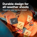 Crucial X10 Pro 4TB Portable SSD – Up to 2100MB/s Read, 2000MB/s Write, Water and Dust Resistant, with Mylio Photos+ Offer – USB 3.2 External Solid State Drive – CT4000X10PROSSD902