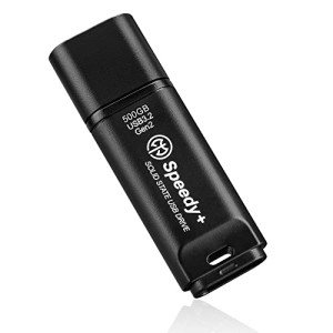 AXE MEMORY Portable SSD 500GB Solid State USB Drive, USB 3.2 Gen2 UASP SuperSpeed+. Optimal Speeds Up to 600MB/s Read, 500MB/s Write - Speedy+