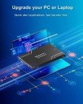 RAOYI 2TB Internal SSD SATA III 6Gb/s 2.5”Solid State Drive 3D NAND Flash Advanced SSD Hard Drive Up to 550MB/s SATA 3 SSD Upgrade Performance for PC Laptop