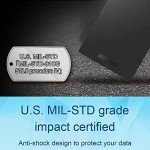 BUFFALO External SSD 2TB - Compatible with PS4 / PS5 / Windows/Mac - USB-C - USB-A - USB 3.2 - External Solid State Drive - SSD-PG2.0U3B
