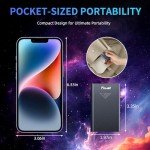 Fikwot 1TB External SSD, Portable SSD, Up to 2000MB/s, USB 3.2 Gen2x2 External Solid State Drives, Compatible with Smart TV, PS5/PS4(Pro), iPhone 15/16, Xbox, Mac & Windows and Other Devices(FP80)