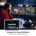 Gigastone 1TB NAS SSD Drive (2-Pack) 24/7 Durable TLC High Endurance RAID Data Storage Network Attached Storage 2.5" SATA Internal Solid State Hard Drives