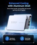 ORICO 2TB SATA SSD 2.5" Internal Solid State Drive, up to 550MB/s, 3D NAND SATA III SSD with Aluminum Shell, for Desktop Laptop PS4 NAS DIY External Drive - S500PRO