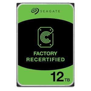 Seagate (Recertified) 12TB IronWolf NAS SATA Hard Drive 6Gb/s 256MB Cache 3.5-Inch Internal Hard Drive for NAS Servers, Personal Cloud Storage (ST12000VN0007)