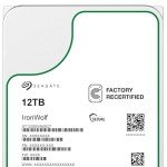 Seagate (Recertified) 12TB IronWolf NAS SATA Hard Drive 6Gb/s 256MB Cache 3.5-Inch Internal Hard Drive for NAS Servers, Personal Cloud Storage (ST12000VN0007)