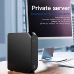 UnionSine Desktop External Hard Drive 10TB USB3.2Gen2 Type-C 3.5" HDD Storage Compatible for PC, Mac, TV, Desktop, Laptop(Black) HD3510