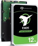 Seagate Exos x12 12TB SATA 6Gb/s 256MB Cache Enterprise Hard Drive 3.5in (ST12000NM0127) (Renewed)