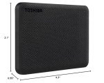 Toshiba Canvio Advance 2TB Portable External Hard Drive USB 3.0, Black - HDTCA20XK3AA