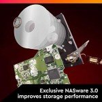 Western Digital 4TB WD Red Plus NAS Internal Hard Drive HDD - 5400 RPM, SATA 6 Gb/s, CMR, 256 MB Cache, 3.5" -WD40EFPX (Renewed)