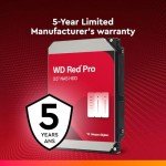 Western Digital 18TB WD Red Pro NAS Internal Hard Drive HDD - 7200 RPM, SATA 6 Gb/s, CMR, 512 MB Cache, 3.5" - WD181KFGX