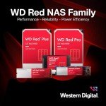 Western Digital 4TB WD Red Plus NAS Internal Hard Drive HDD - 5400 RPM, SATA 6 Gb/s, CMR, 256 MB Cache, 3.5" -WD40EFPX (Renewed)