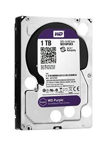 WD Purple 4TB Surveillance Hard Disk Drive - 5400 RPM Class SATA 6 Gb/s 64MB Cache 3.5 Inch - WD40PURX (Renewed)