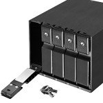 SilverStone Technology FS305-12G Three 5.25" to Five 3.5" hot-swap SATA/SAS Hard Drive cage, up to 12Gbit/s Transfer Rate with All Aluminum Construction, SST-FS305-12G