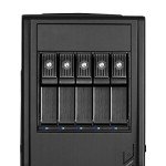 SilverStone Technology FS305-12G Three 5.25" to Five 3.5" hot-swap SATA/SAS Hard Drive cage, up to 12Gbit/s Transfer Rate with All Aluminum Construction, SST-FS305-12G