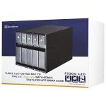 SilverStone Technology FS305-12G Three 5.25" to Five 3.5" hot-swap SATA/SAS Hard Drive cage, up to 12Gbit/s Transfer Rate with All Aluminum Construction, SST-FS305-12G