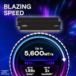 Crucial Pro RAM 32GB Kit (2x16GB) DDR5 5600MHz (or 5200MHz or 4800MHz) Desktop Memory CP2K16G56C46U5