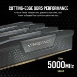 CORSAIR VENGEANCE DDR5 RAM 16GB (2x8GB) 5200MHz CL40-40-40-77 1.25V Intel XMP Desktop Computer Memory - Black (CMK16GX5M2B5200C40)